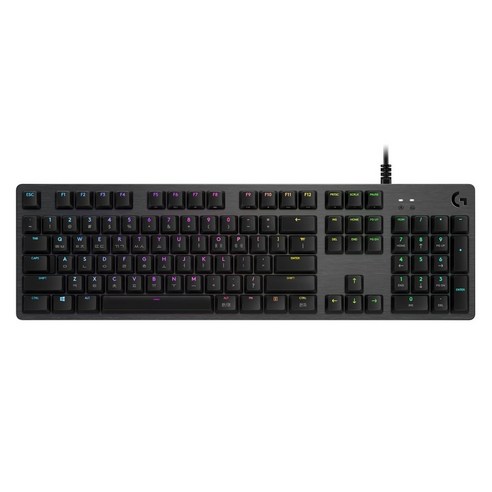 로지텍코리아 G512 기계식 게이밍 키보드, 블랙, GX RED, 적축