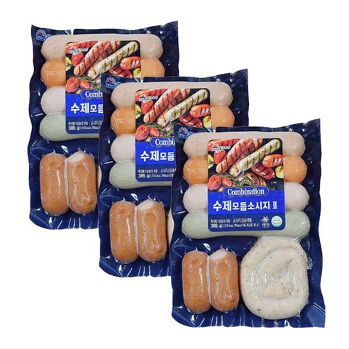 사조오양 수제모듬소세지2, 385g, 3개