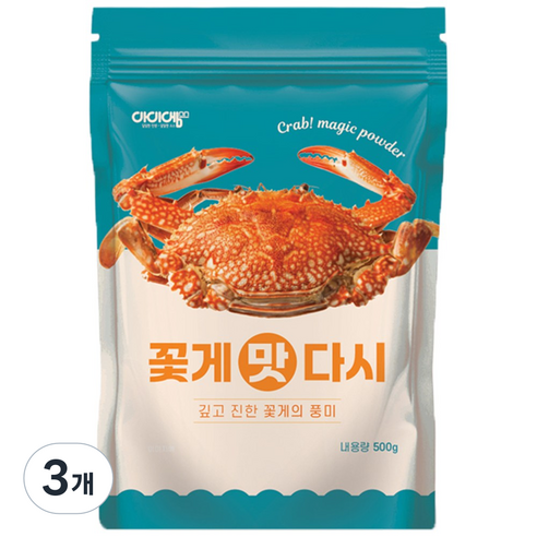 아이엠소스 꽃게맛다시, 500g, 3개