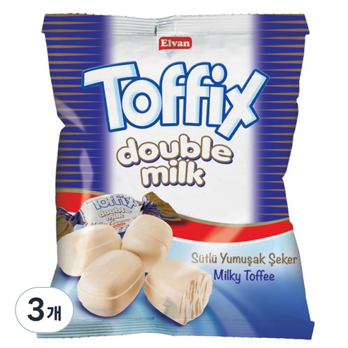 토픽스 더블 밀크 카라멜, 3개, 1kg
