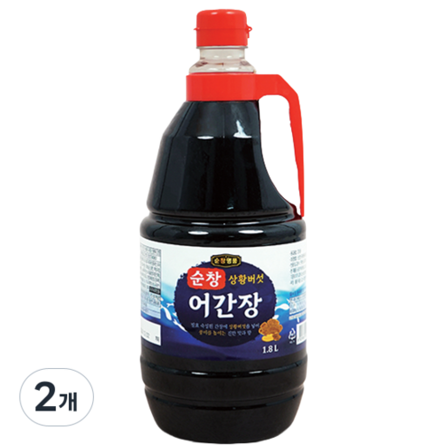 아주존 순창우리식품 업소용 요리용 상황버섯어간장, 2개, 1.8L