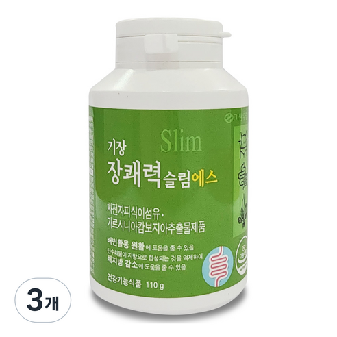 기장 장쾌력 슬림에스 쾌변 다이어트 차전자피 효소 식이섬유