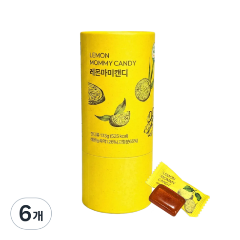 이안오름 레몬마미캔디, 6개, 133g