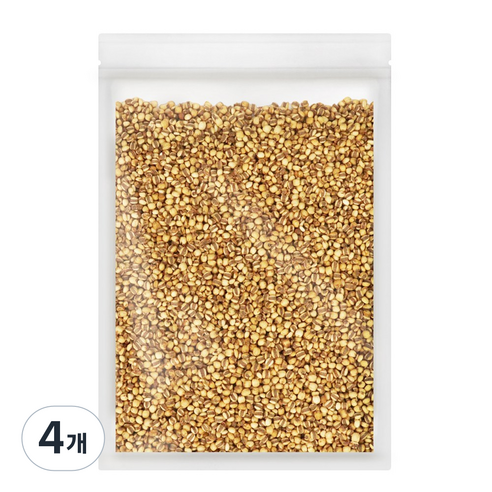 더옹달샘 구수하게 볶은 국산 율무 500g 율무차, 500g, 4개, 1개입