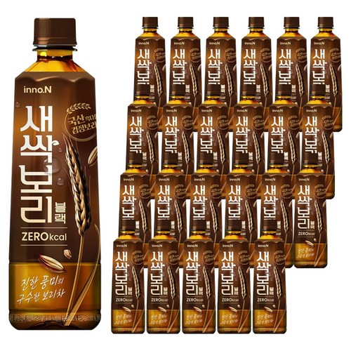 새싹보리 블랙, 24개, 500ml