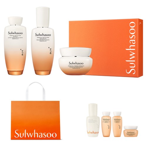 설화수 new 탄력 3종 + 쇼핑백, 1세트