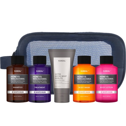 쿤달 트래블 키트 5종 TYPE2 화이트머스크향, 1세트