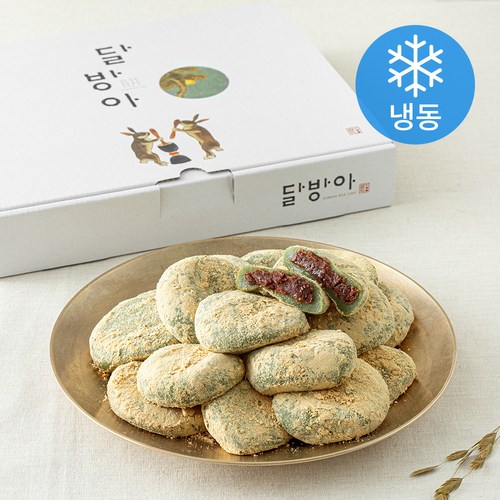 [로켓프레시] 달방아 콩쑥찰떡 (냉동), 60g, 1개, 30개입