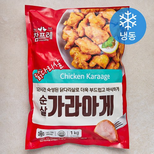 [로켓프레시] 참프레 순살 가라아게 (냉동), 1kg, 1개