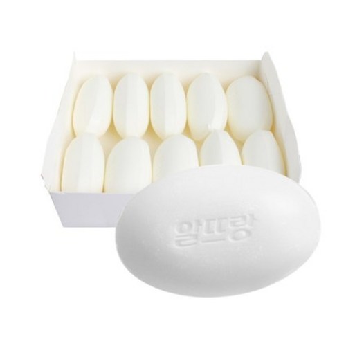 알뜨랑 세면비누 화이트, 130g, 10개
