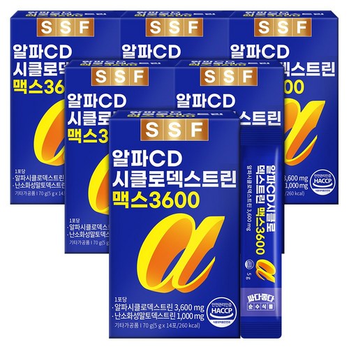 알파CD 알파시클로덱스트린 분말, 6개, 70g