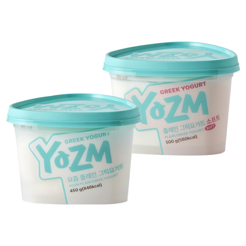요즘 플레인 (450g)+플레인그릭요거트소프트 (500g), 1개, 1g