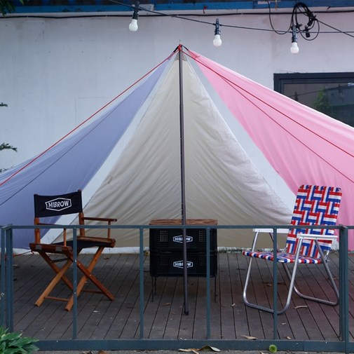 이파리 카페 테라스 감성 타프사각 삼각 그늘막타프 썬쉐이드 정원 옥상 테라스꾸미기