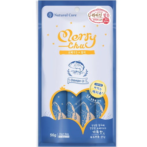 네츄럴코어 메리츄 고양이 간식