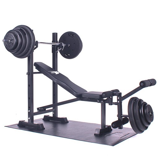 포스스포츠 포스각도레그벤치프레스 블랙원판1080kg세트