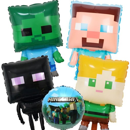 루미팝 마인크래프트 대형 풍선 은박 호일