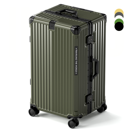 우위제 캐리어 대형 대용량 알루미늄 프레임 하드 여행용 튼튼한 캐리어 TSA락