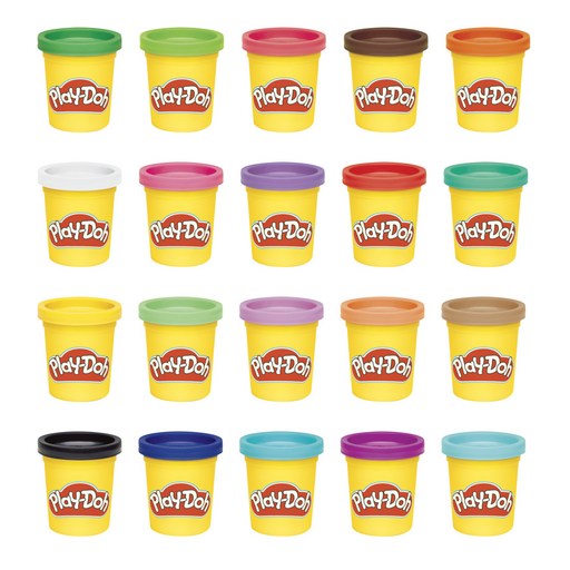 Hasbro 孩之寶 Play-Doh 培樂多 多色魔法套組, 20色, 1130g, 1組