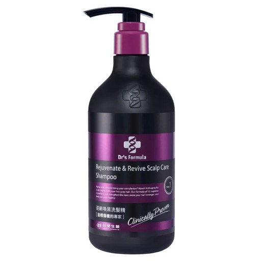 台塑生醫 Dr's Formula 逆齡喚黑洗髮精, 580g, 1件