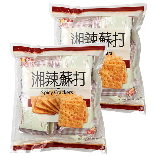 福義軒 湘辣蘇打餅, 306g, 2袋