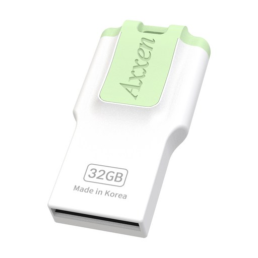 액센 i Passion USB 2.0 메모리 그린 Axxen H43 QUAD, 32GB