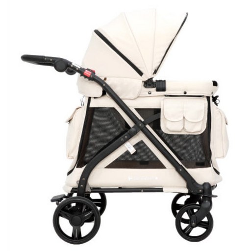 레스떼 유아용 웨건 시즌5 접이식 디럭스 SUV 유모차, 온리 아이보리