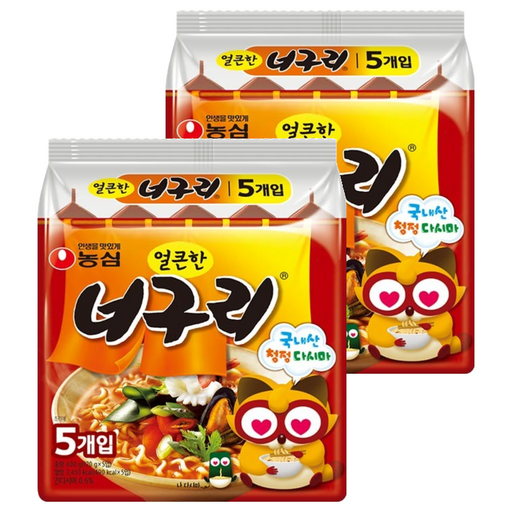 농심 얼큰한 너구리 120g 뜨거운맛 최고aincontri