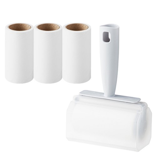 코멧 T자형 사선컷팅 테이프 클리너 핸들 + 거치대 + 리필 4개 (10cm x 8m)