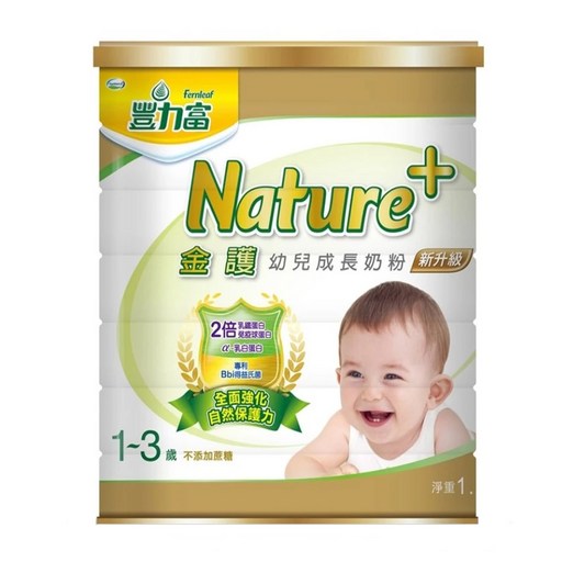 Fernleaf 豐力富 Nature+ 金護幼兒成長奶粉 1~3歲, 1.5kg, 1罐