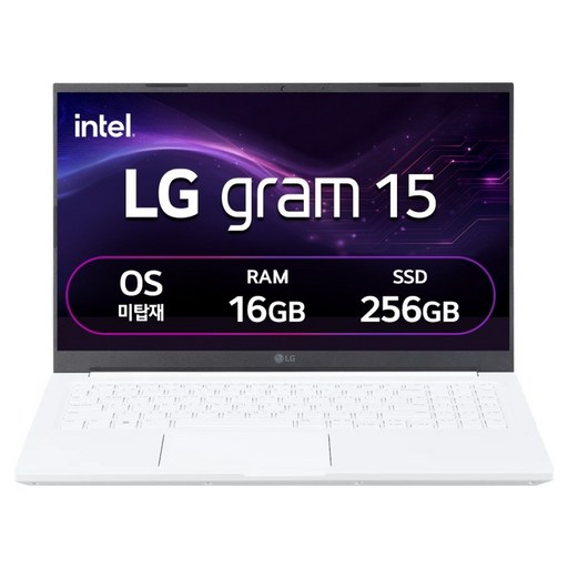LG전자 2026 그램 15 코어 Ultra5, 에센스 화이트, 256GB, 16GB, Free DOS, 15ZD90SGX5VK