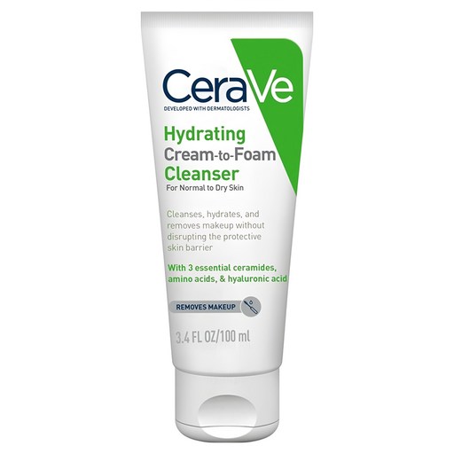 CeraVe 適樂膚 溫和洗卸泡沫潔膚乳, 100ml, 1件