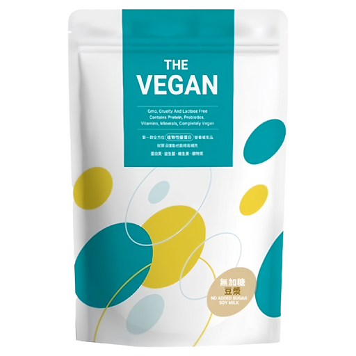 THE VEGAN 樂維根 植物性優蛋白 無加糖豆漿口味, 1kg, 1包