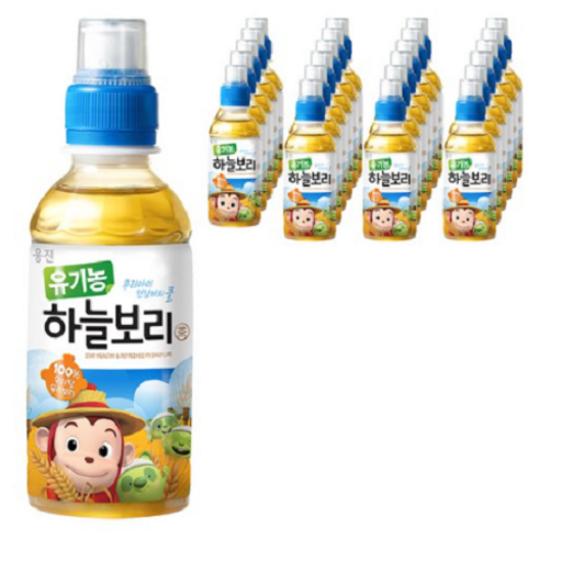 웅진 유기농 하늘보리차 보리 200ml 24개 건강한 자연의 맛으로 가득한 유기농 보리차