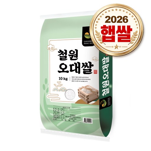 대한농산 철원오대쌀 10kg / 26년 햅쌀 / 등급 단일품종 안전박스포장
