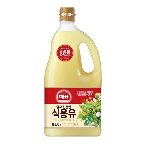 사조해표 식용유 1.5L 1개기름에 더하다!