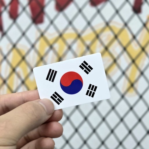 방수 태극기 스티커 2매 / 차량 캐리어 오토바이 부착용 / 일반,홀로그램