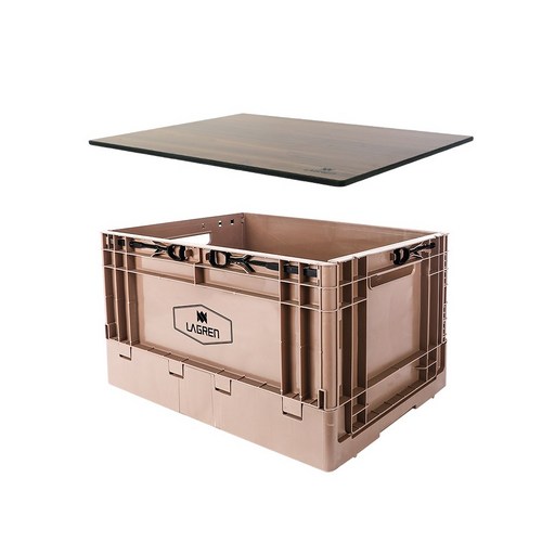 라그렌 캠핑 폴딩박스 대형 플립 수납함 트렁크 정리함