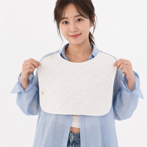 메롱베베 냉감 엄마턱받이 수유턱받이 듀라론 이유식 앞치마 아기띠 목받이