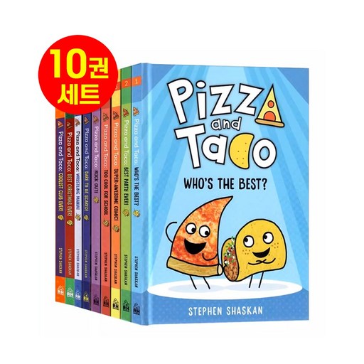 [다정책방] 국내 피자 앤 타코 그래픽 노블 10권 Pizza and Taco Graphics Novel 영어원서 음원제공
