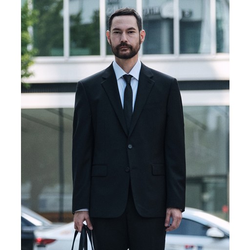 STCO 남성 10年 수트 울혼방 사방스판 수트 클래식핏 블랙