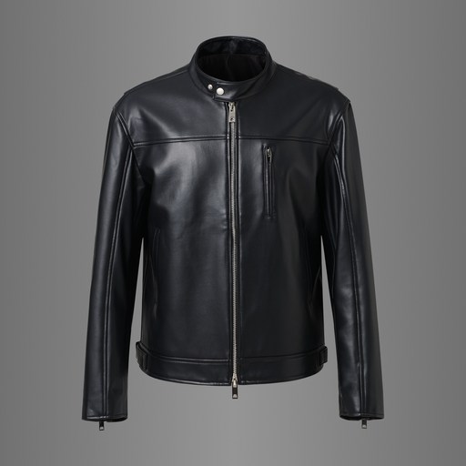 DIWO 천연 양가죽 라이더 자켓