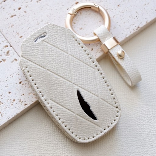 트니르 제네시스 호환 G80 GV80 G70 GV70 G90 차 키케이스, 아이보리