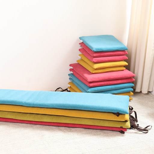 조브라운 유아방석 친환경 사각방석, 블루, 1개