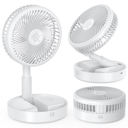 UOOFON 무선 탁상용 선풍기 휴대용 접이식 캠핑 BLDC 무소음
