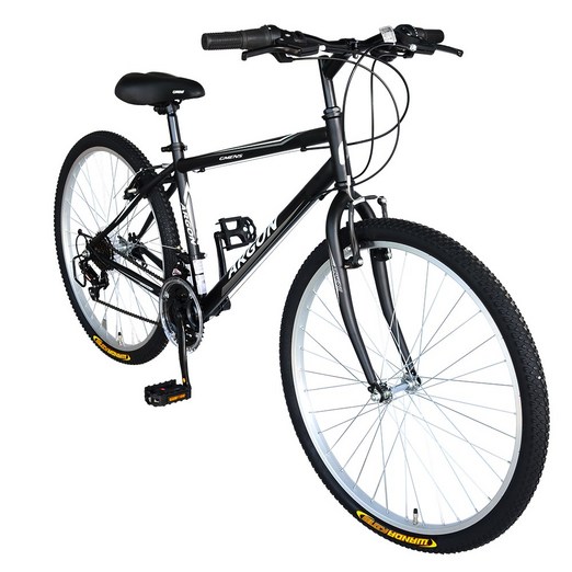 지멘스 자전거2025 신제품 입고 지멘스 아르곤 로빈 일상용 자전거 21 단변속 출퇴근용 학생용 MTB자전거 26인치 24인치, 아르곤26인치 매트블랙미조립 기본박스 발송, 1개, 170cm