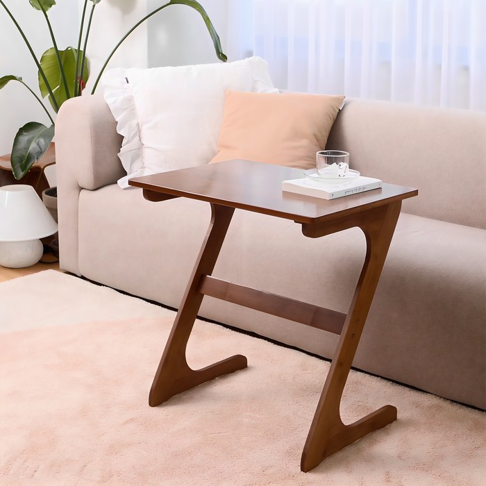 아이코닉하우스 플레인 원목 사이드테이블