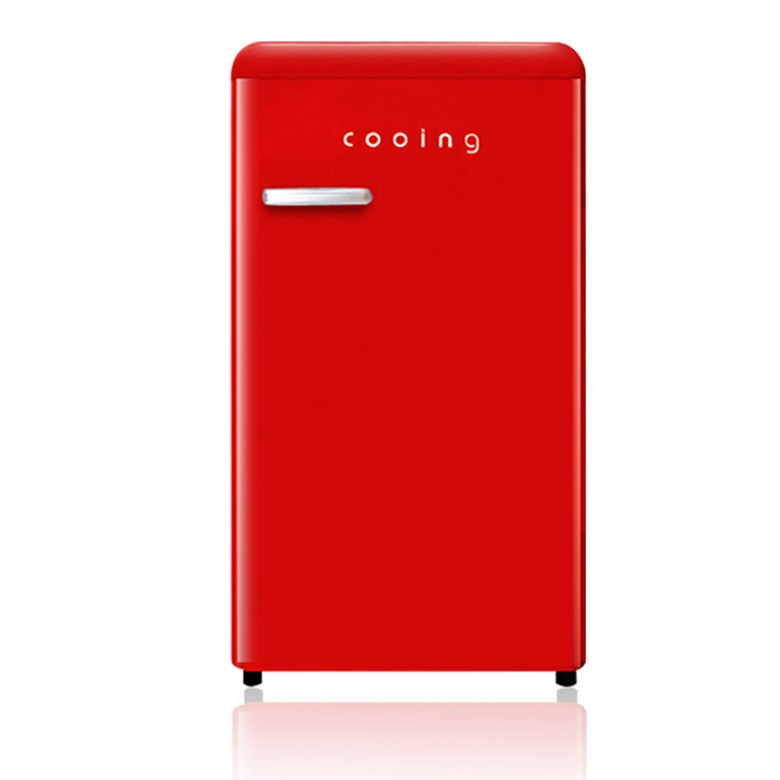 쿠잉 레트로 소형 냉장고 레드, REF-S92R, 레드 - 쇼핑뉴스