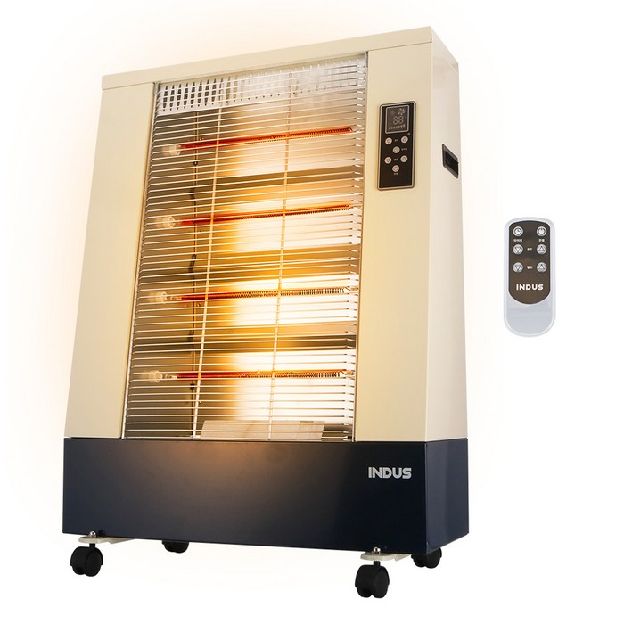 인더스 4단 리모컨형 대형 카본 온풍기, INOPH2800X, 혼합색상