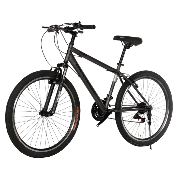 브랜디어 입문용 MTB 21단 자전거 B21, 티타늄 그레이, 1개, 170cm