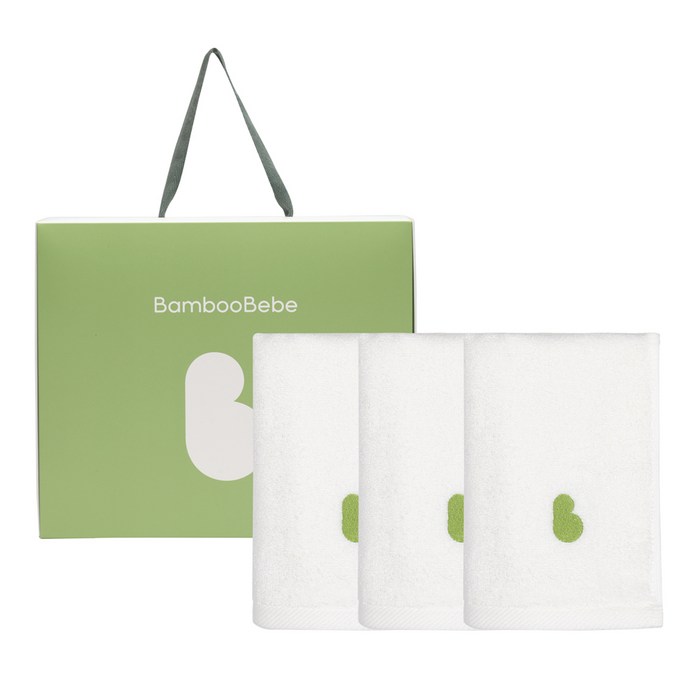 밤부베베 순한대나무 톡톡 세면타올 3p 세트 160g 레이온